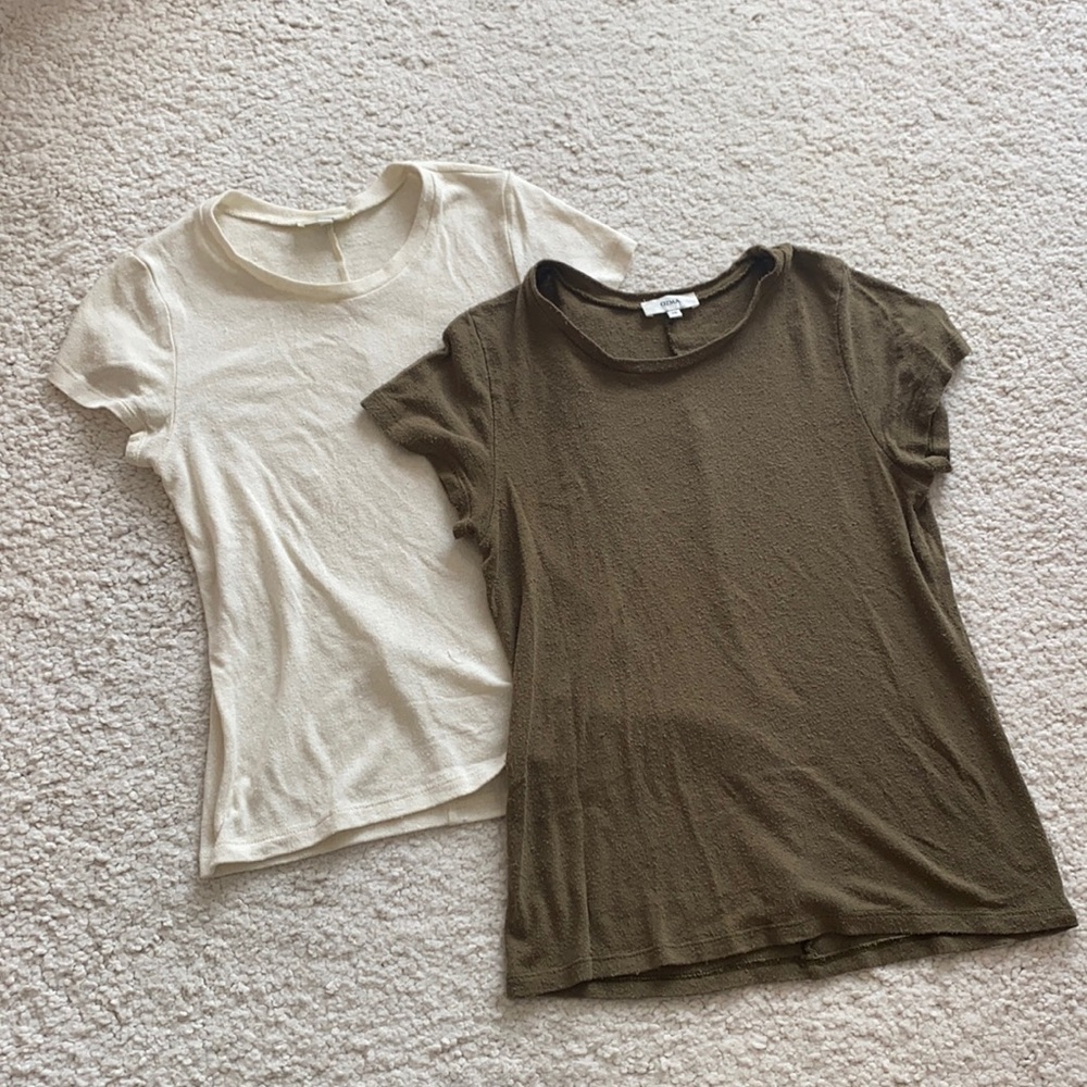 Ozma of California 'Lou' tee - Silk Noil (2)